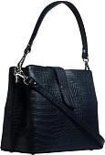 Женская сумка Souffle 101 1015013 (темно-синий кайман эластичный)