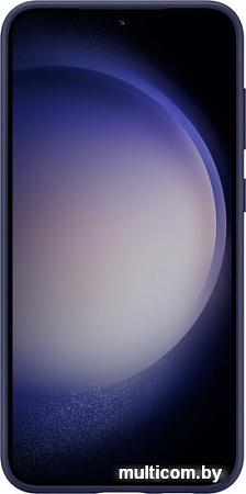 Чехол для телефона Samsung Silicone Case S23+ (темно-синий)