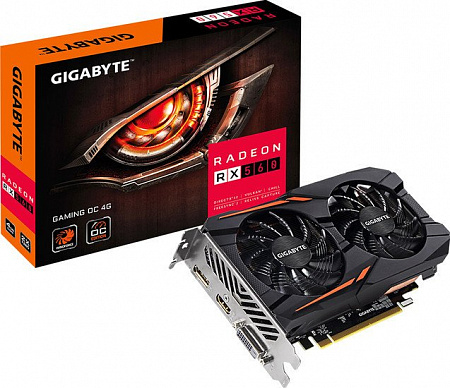 Видеокарта Gigabyte Radeon RX 560 Gaming OC 4GB GDDR5 (rev. 1.0)