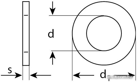 Шайба Зубр 303800-03