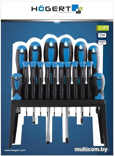Набор отверток Hogert Technik HT1S098 (18 предметов)