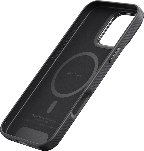 Чехол для телефона Pitaka Military-Grade для iPhone 16 Pro Max (черный)