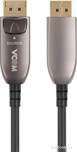 Кабель VCOM D3751-40M DisplayPort - DisplayPort (40 м, черный/коричневый)