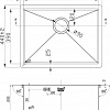 Кухонная мойка ZorG PVD-5844 (графит)