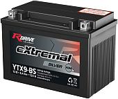 Мотоциклетный аккумулятор RDrive eXtremal Silver YTX9-BS (8.4 А·ч)