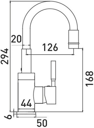 Смеситель Gross Aqua Colorflex 3241508BR