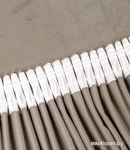 Штора Legrand Велюр 2x2.6 м 58118326 (серо-бежевый)