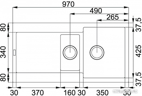 Кухонная мойка Franke MRG 651 (оникс)