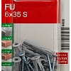 Fischer FU 6X35 S K NV 84326 (10 шт)