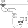 Сифон Plast Brno EU40340
