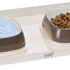 Миски на подставке Ferplast Glam Tray Extra Small (коричневый)