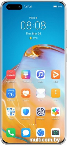 Смартфон Huawei P40 Pro ELS-NX9 Dual SIM 8GB/256GB (серебристый)