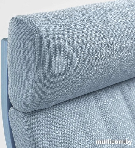 Стул-кресло Ikea Поэнг (дубовый шпон беленый/хилларед бежевый) 492.867.65