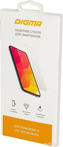Защитное стекло Digma DGG2XR10AA для Xiaomi Redmi 10