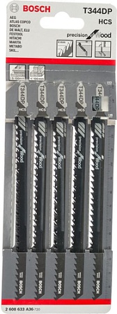 Набор пильных полотен Bosch T344DP 2608633A36