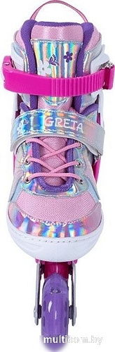 Роликовые коньки Tech Team Greta (р.34-37, розовый)