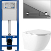 Унитаз подвесной Saniteco KW-9003W + 64110 + S-IN-MZ-VECTOR