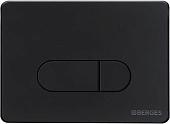 Панель смыва Berges Wasserhaus Novum D5 Soft Touch (черный)