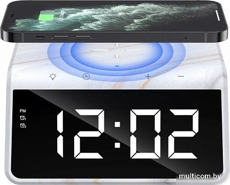 Настольные часы Havit W320 (мрамор)