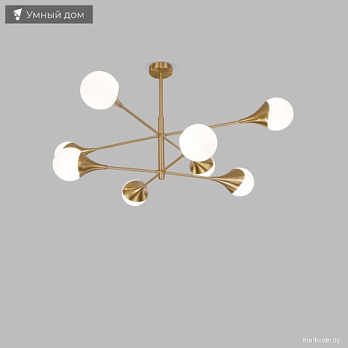 Подвесная люстра Евросвет 60168/8 (латунь)