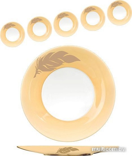 Набор десертных тарелок Promsiz EC444-327/S/Z/6