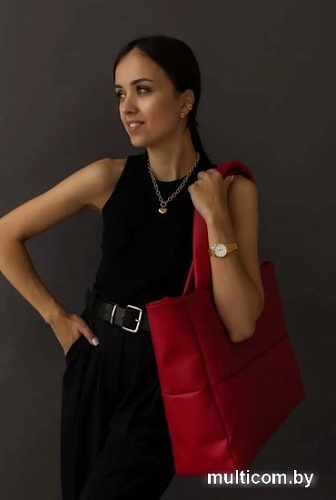 Женская сумка MT.style Тоут из экокожи (красный)