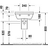 Умывальник Duravit Starck 3 50x36 (0300500000)