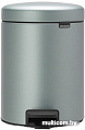 Brabantia Pedal Bin NewIcon 5 л (мятный металлик)