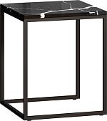 Журнальный столик LoftyHome Годмар 4 (мрамор блэк/черный)