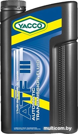 Трансмиссионное масло Yacco ATF III 2л