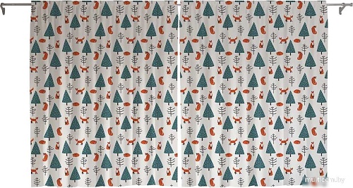 JoyArty Лисицы в лесу p_78640 (145x180)