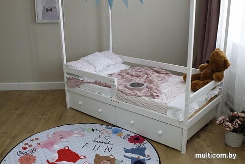 Кровать Красная звезда Р424 160x80 (белый)