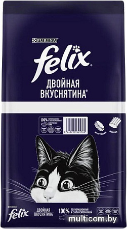 Сухой корм для кошек Felix Двойная вкуснятина с птицей 10 кг