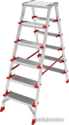 Лестница-стремянка Новая высота NV 3127 (2x6 ступеней)