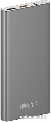 Портативное зарядное устройство Hiper MPX10000 (серый)
