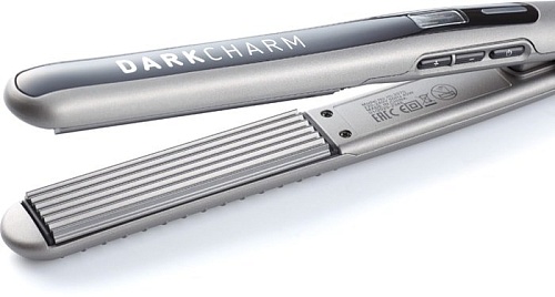 Щипцы-гофре Dewal Beauty Dark Charm HI2070W (серый)