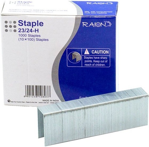 Скобы канцелярские Raion 23/24 (1000 шт)