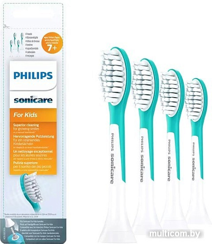 Сменная насадка Philips Sonicare For Kids HX6044/33 (4 шт)