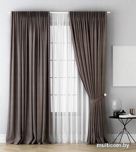 Комплект штор Pasionaria Каспиан 340x250 с подхватами (капучино)