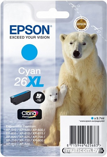 Картридж Epson C13T26324012