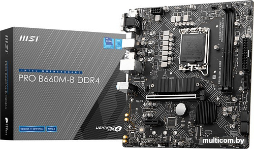 Материнская плата MSI Pro B660M-B DDR4