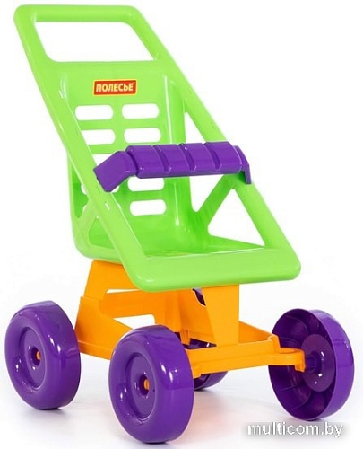 Коляска для кукол Полесье Кэти №1 43559 (фиолетовый/желтый/зеленый)