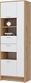 Шкаф распашной Стендмебель Ирис ШК-05 (белый/дуб крафт золото)