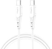Кабель Vipfan P05 USB Type-C- USB Type-C (2 м, белый)