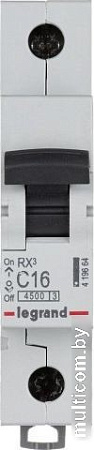 Выключатель автоматический Legrand RX3 4.5kа 16а 1п С 419664