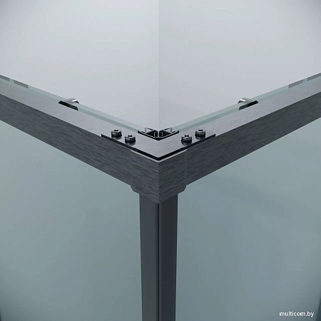 Душевой уголок Grossman Galaxy 100x90x195 300.K33.01.1090.42.00 (графит сатин/прозрачное стекло)