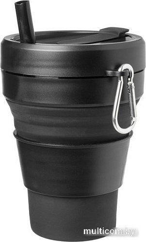Многоразовый стакан Collapsible 473 мл (угольно-черный)