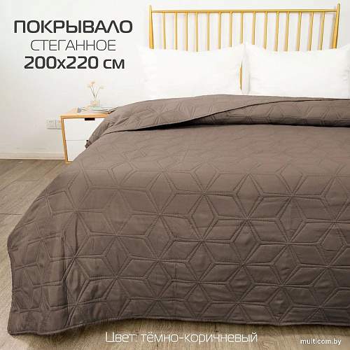 Покрывало Matex Decorative Cover Flower 63-728 (темно-коричневый)