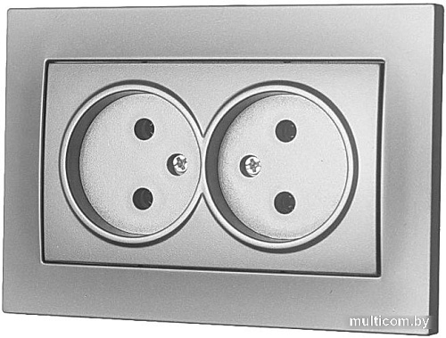 Розетка Elbi Vega 510-011030-908 (серебристый)