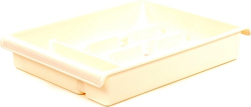 Лоток для столовых приборов Полесье 05172 (кремовый)